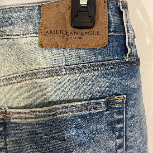 NWT American Eagle Men's Next Level Flex Skinny Destroyed Jeans Size 31x30 - Picture 12 of 15